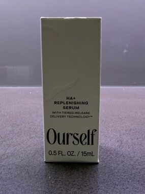 OURSELF HA+ Replenishing Serum 15mL / 0.5 FL. OZ. MSRP: $120. New In Box! Sealed